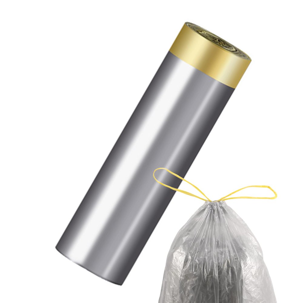 20L Bin Bags 15 Counts 10L Bin Liners 15L 10-20L Tie Handle Bin Bags Kitchen Garbage Bags for Home Office