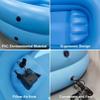 Bedside Shower Inflatable Bathtub Kit for Disabled Older People - Portable Tub with Electric Air Pump and Water Bag, Full Body Bed Bath Water Basin for Elderly view 4