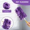 14Pcs Duster Refill Fleece Refills for Swiffer,Reusable Duster Refills Compatible with swiffer Hand Duster,Dry/Wet Dual Use Duster Heads,for Cleaning Ceiling Fan Blinds Window view 3
