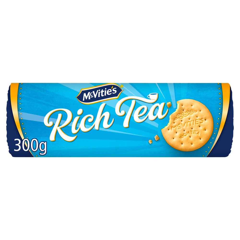 Rich Tea Biscuits 300g (Pack Of 4) Delicious "Taste the sweetness in every bite" Tasty And Twisty Treat