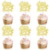24 Pack Happy Easter Cupcake Toppers a Little Bunny is On The Way Party Decorations Boy Girl Cake Picks Baby Shower One Easter Cake Food Decor Appetizers Toothpicks Birthday Party Supplies way view 1