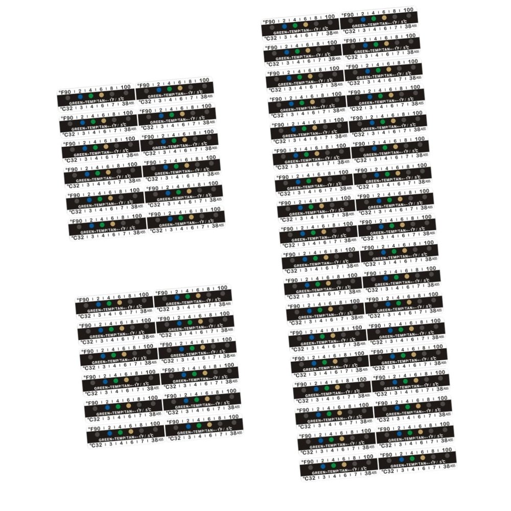 FRCOLOR 125pcs Adhesive Temperature Strips for Urine Testing Accurate Urine Thermometer Strips for Lab Use