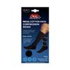 Cotton Rich Knee High Compression Socks for Men 15-20 mmHg, Comfort Top Gents Energising Work and Travel Flight Socks for men, Improves Blood Flow & Circulation (Black, S) view 2