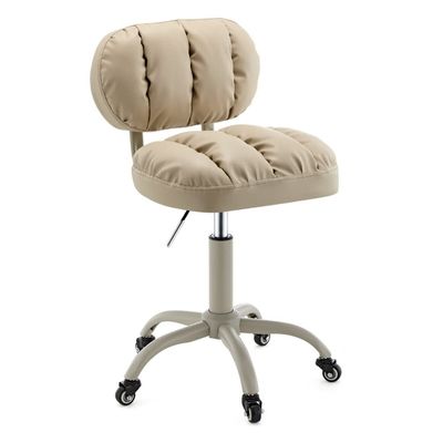 Rolling Beauty Stool with Adjustable Height and Comfortable Seat Heavy Duty Stool for Salon Bar Clinic Certified Rod Included