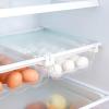 Fridge Egg Drawer Organizer Holder Large Capacity Extendable Plastic Egg Holder Drawer for Fridge Shelf Kitchen view 2