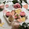 24 Pcs Happy Mother's Day Cupcake Toppers Acrylic Cake Disc Mirror Heart Cake Engraved Topper Cake Toppers Cupcake Picks Decorations for Mother's Day Party Baking Dessert Decor (Gold) view 4
