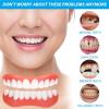 Brigtviee Smile Veneer Teeth, 1 Pairs Instant Veneers Dentures, Fake Teeth Veneers Top and Bottom, Clip in Veneers Teeth, Snap on Dentures, Snap on Veneers False Teeth for Men and Women view 4