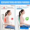 "JiYiBei Large Gel Seat Cushion,Double Thick Soft Sitter Cushion,Honeycomb Design Seat CushionGel Orthopaedic Ergonomic Cushions for Car Office Home Wheelchair&Chair" view 4