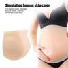 HQYMXYGEUR Silicone Realistic Artificial Fake Belly Simulation Fake Pregnant Belly,Real Feel Soft Silicone False Tummy Bump,AntiShake Fake Belly Props for Actor Performance Photography,4-5months view 4