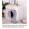 BAMFY Lace Washing Washer Cover Cloth Home Decoration Protector Washer and Dryer Covers for The Top Full-Automatic Cloth Dust Cover Front Door(60x65x80cm,H) view 2