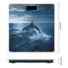 Dolphin Jumping Out of The Ocean Weighing Scales Body Weight Digital Bathroom Scale with High Precision Sensors LED Display view 2