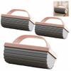 Baseboard Cleaner sponges for Cleaning, Scrub Daddy sponges with deep Grooves for Strong Adhesion, Enhanced Water Absorption, and Superior Stain Removal, Damp Duster dusting Sponge (3PCS*Pink) view 1