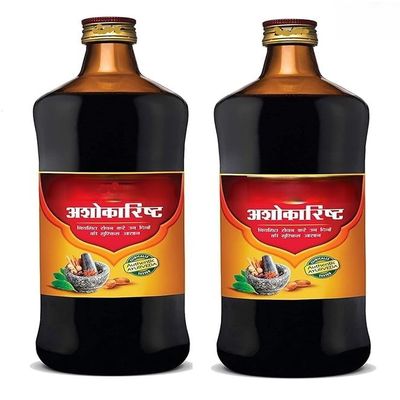 SG Organics Ashokarishta Syrup 450ml Pack of 2