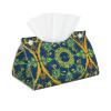 Yin Yang Totem Print Tissue Box Cover - Long Facial Paper Organizer Modern PU Leather Napkin Holder for Car, Bedroom view 1
