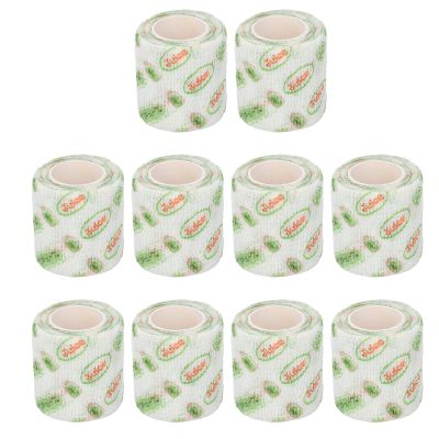10Pcs Pet Vet Wrap Self Adhesive Tape Self Adhesive Cohesive Bandage Pet Self Adherent Bandages Tape for Sports Stretch Tape for Wrist Ankle (5cm)