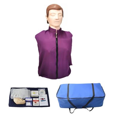 Opaeroo CPR Simulator Half Training Kit, Professional CPR Simulator Test Simulator (Adult) with Medium Skin Medical Accessories, School or Hospital CPR Training Kit