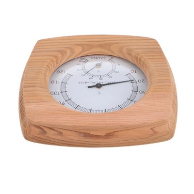 BELLIFFY Wood Sauna Hygrometer Accurate Temp Humidity Gauge for Sauna Steam Room