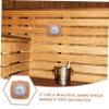 BELLIFFY Wood Sauna Hygrometer Accurate Temp Humidity Gauge for Sauna Steam Room view 3