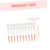 GOOHOCHY 80pcs Portable Interdental Brushes Toothpicks Dental Floss Picks Lightweight TPE Material Oral Care Tools for Traveling and Office Use view 2