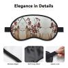 Bunch of Berries Printed Sleep Black Edge Eye Mask, with Good Shading Effect, is an Ideal Choice for Travel, Meditation, Etc view 3