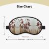 Bunch of Berries Printed Sleep Black Edge Eye Mask, with Good Shading Effect, is an Ideal Choice for Travel, Meditation, Etc view 4