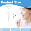 Floss Picks, 300pcs Dental Floss Stick, Dual-Use Portable Tooth Floss Picks & Tooth Gap Brush, Interdental Cleaning Tool for Travel Home Office Restaurant view 2