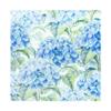 100Pcs Hydrangea Floral Paper Napkins Blue Hydrangea Disposable Dessert Cocktail Napkins 6.5 Inch Spring Summer Flowers Party Napkins for Luncheon Bridal Baby Shower Tea Party view 1