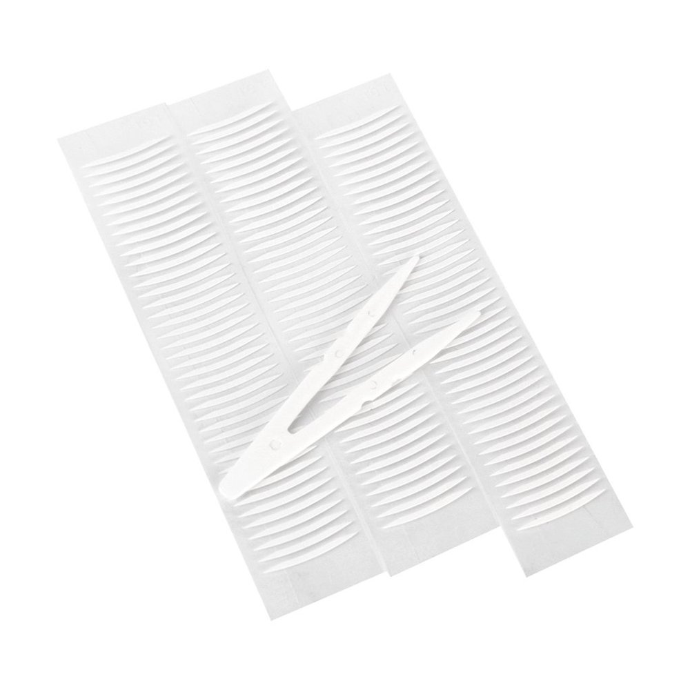 120pcs V- Shape Adhensive Double-Sided Eyelid Eye Tape Sticker Cosmetic Makeup Invisible