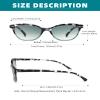 MODFANS 4-Pack Reading Glasses Women Sun Glasses Blue Light Blocking Fashion Pattern Design Comfort Spring Hinges Included Pouch view 3