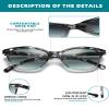 MODFANS 4-Pack Reading Glasses Women Sun Glasses Blue Light Blocking Fashion Pattern Design Comfort Spring Hinges Included Pouch view 4