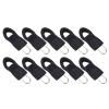 10 Pcs Detachable Zip Fixer Zipper Tags Repair Pull Tab Black 3.4x1.4 cm view 1