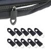 10 Pcs Detachable Zip Fixer Zipper Tags Repair Pull Tab Black 3.4x1.4 cm view 2