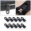 10 Pcs Detachable Zip Fixer Zipper Tags Repair Pull Tab Black 3.4x1.4 cm view 3