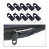 10 Pcs Detachable Zip Fixer Zipper Tags Repair Pull Tab Black 3.4x1.4 cm view 4