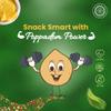 Bean Bites | Minty Crunch Lentil Crisp 3.53 oz (100 g) | Round Crunchy Crisps | Heat in Oven (up to 60 secs), Plant Based Protein, Vegan Crisps, Healthy Poppadom Snack By Pride of India view 4