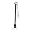 Healvian Portable Extendable Back Scratcher with Comfortable Plastic Handle for Easy Use, for Business Trips and Relaxation, Black Massage Tool for Back Scratching view 2