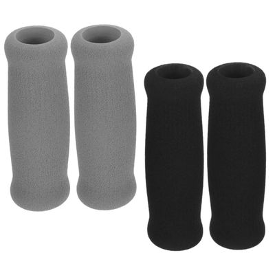 Healvian 8pcs Crutch Handle Grips Non-Slip Elderly Thicken Hand Grips Replacement for Walking Canes for Men Use
