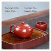 GLETSF Purple Clay,Chinese Ceramic Household Hand-Carved Tea Ceremony Supplies Loose Leaf Tea Steeper view 2