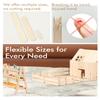 Popsicle Sticks for Crafts Ice Cream Sticks Craft Sticks Bulk 300 Pcs, 3 Mixed Sizes view 4