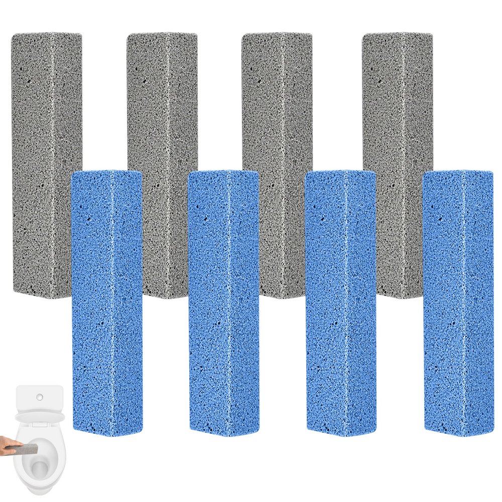 8PCS Pumice Stone for Toilet, Pumice Toilet Cleaner, Toilet Pumice Sticks, Replaceable Toilet Pumice Stone for Kitchen Bathroom Toilet(3.52.515cm)