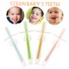 VINTORKY 4pcs Baby Toothbrush Silicone Infant Toothbrushes with Suction Base Soft Bristles Light Weight Safe for Toddlers Oral Care view 4