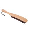 Effective Clothes Brush with Wooden Handle for Antistatic Lint & Hair Removal Suitable for Sweaters Garments and Furniture - Easy to Use Fabric and Garment Brush view 3