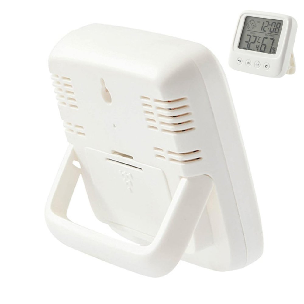 MOBUTOFU Digital Lcd Dry for Baby Room and Office, White Abs Material with Multiple Placement Methods, Accurate Temperature Measurement for Boys and Girls and Newborns