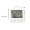 MOBUTOFU Digital Lcd Dry for Baby Room and Office, White Abs Material with Multiple Placement Methods, Accurate Temperature Measurement for Boys and Girls and Newborns view 2
