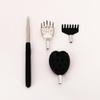 3 Removable Heads Stainless Steel Portable Back Scratcher Massager,Portable Back Massager with Interchangeable Heads - Itch Relief Guaranteed view 2