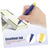 GOOHOCHY 10 Pcs Money Detector Pens with Light Mine, Cash Checker Pen for Business and Restaurant Use, Pp Blue, Comfortable Grip, Resistant to Fading view 3