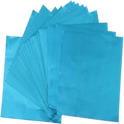 200Pcs Candy Wrappers,Foil Candy Wrappers,for DIY Chocolate Candy Packaging Decoration (Blue)
