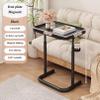 Adjustable Tray Table with Cup Holder and Liftable Top, Large Laptop Desk, Couch Desk, Side Tables and Gaming Desk, Portable Tray for Eating on Couches, Chairs, Recliners view 2