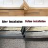10cm Extra Wide Floor Transition Strip Aluminum,threshold Ramps For Doorways,for Laminate Doorway Edge Threshold From 0.6in To 1.8in, Black, Gray, Silver, Gold, Champagne view 4