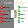 Malik's Honey Raw British Soft Set Honey with Turmeric | Natural Wellness Boost | Single Source | Perfect for cooking as a Spread or in a tea | 227g Glass Jar view 2